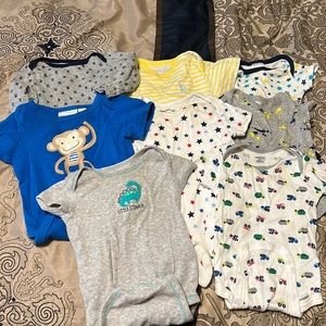 Boys 3-6m onsies
